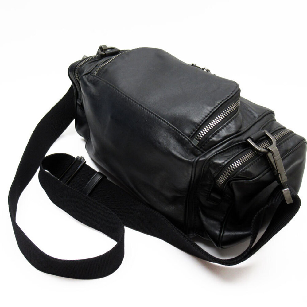 Dior black Homme bag silver crossbody leather shoulder classic